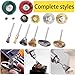 Eikovia Polishing Kit Buffing Wheels Set 12 Types 3mm Shank for Rotary Tool Accessories Abrasive Buffing Wheels Polishing Bit Wheels Rotary Tool for Power Rotary Tool Rust Removal