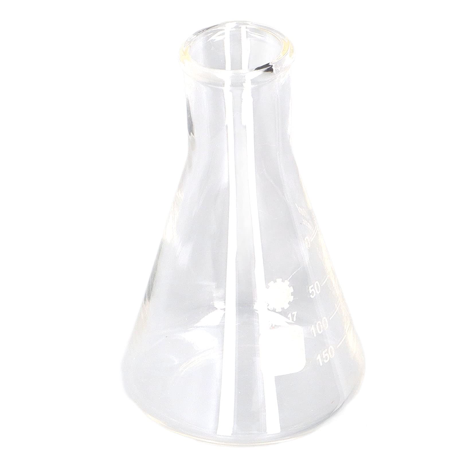 Fafeicy 4PCS Erlenmeyer Flask Borosilicate Glass 50ml 100ml 250ml 500ml Laboratory Chemistry Conical Beakers for Chemical Reagents