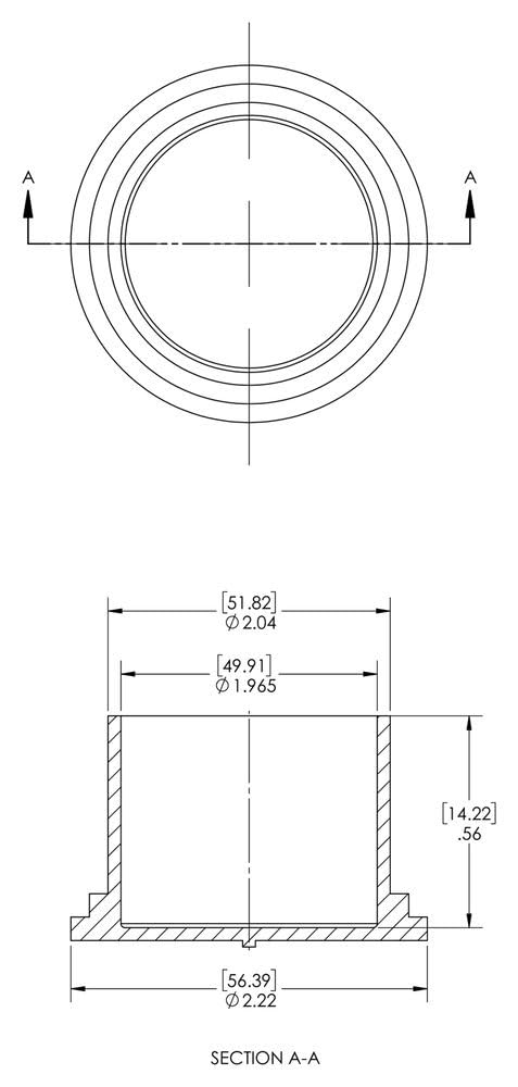 Caplugs EC-32 EC Series – Plastic Cap for Threaded Connectors, 40 Pack, Red LD-PE, Nominal Thread Size 2