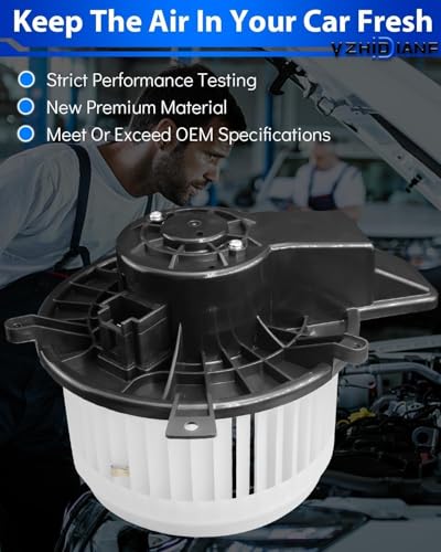 Image of HVAC Heater Blower Motor for:-Dodge Durango 2011-2019 | Grand Caravan 2008-2020, for:-Chrysler Town & Country 2008-2016, for:-Jeep Grand Cherokee 2011-2019, Replace OE#700216, 68029719AB