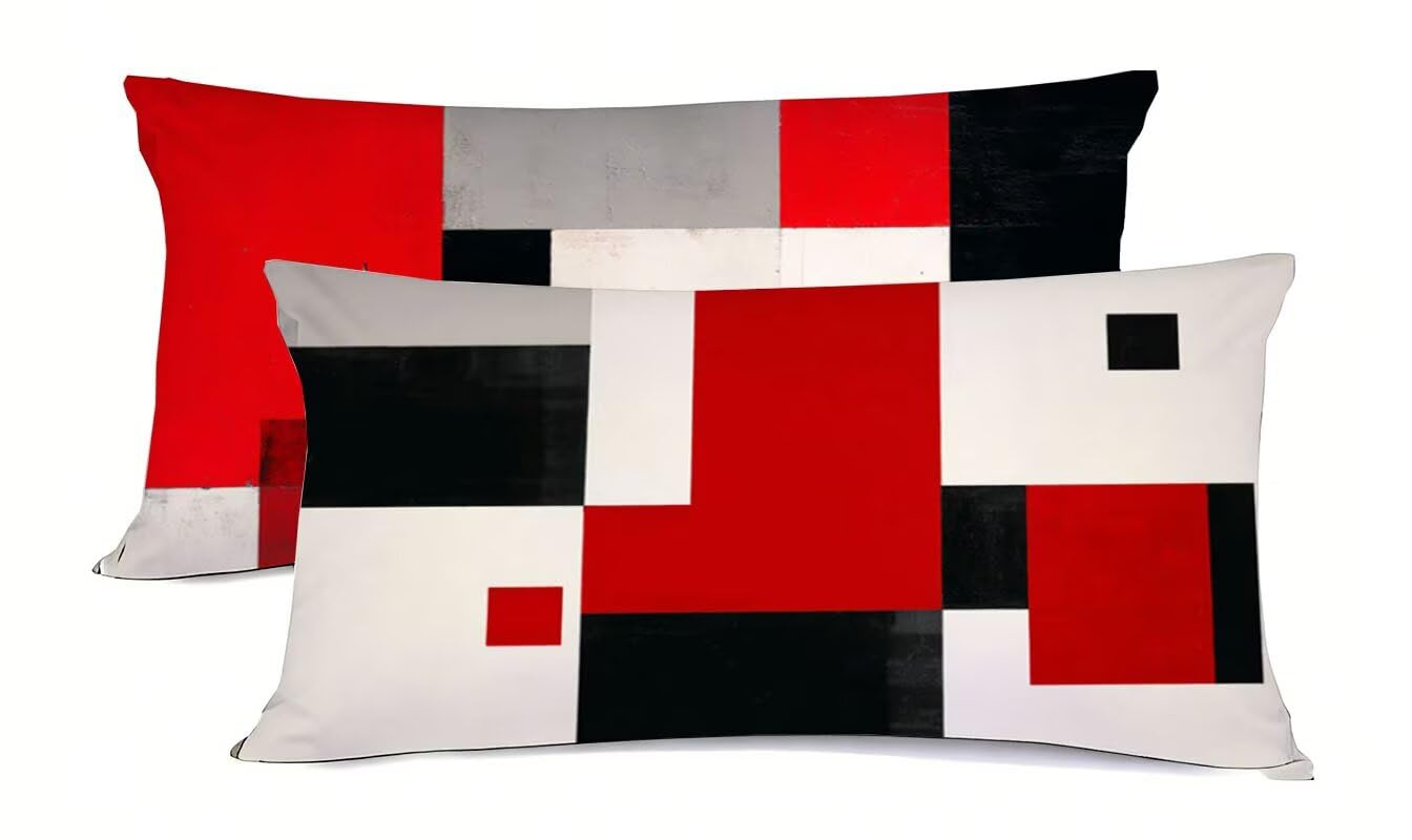 Lin taies d'oreillers 50x75cm de qualité supérieure pour literie