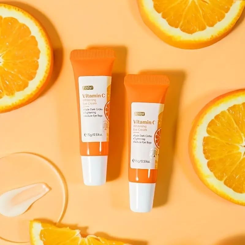 Miniatura 2 de Kit de cuidado facial de vitamina C, juego de regalo de vacaciones de viaje de 4 piezas, suero limpiador para la piel, crema para ojos, crema