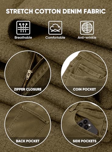 Image of JMIERR Men's Baggy Y2K Jeans Stretch Loose Fit Wide Leg Denim Pants | 5 Pockets, Oversized Casual Trousers, Vintage Relaxed wash, Breathable Cotton Blend,Hip Hop, Skater Streetwear, All-Season