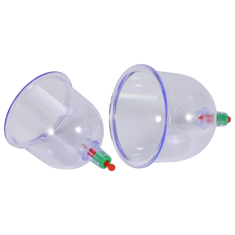 FOOJO Juegos de Masaje con ventosas avanzadas - 12 ventosas Ventosas de Silicona para Celulitis Masaje Acupuntura Vacío