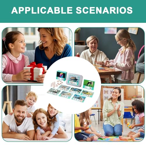 Tarjetas educativas de madera y rompecabezas de abecedario para preescolar 4