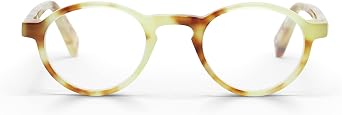 eyebobs - Board Stiff Narrow | Premium Reading Glasses for Men and Women | Round Frame for Narrow Faces | Sizes 0.0x - 4.0x