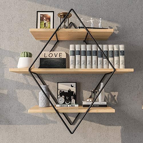 PENGKE 3 Tier Wall Floating Ledge Shelves for Home Decor,Wall Decoration Storage Shelf and Wall Mount Booke Display Rack for Bedroom and Living Room