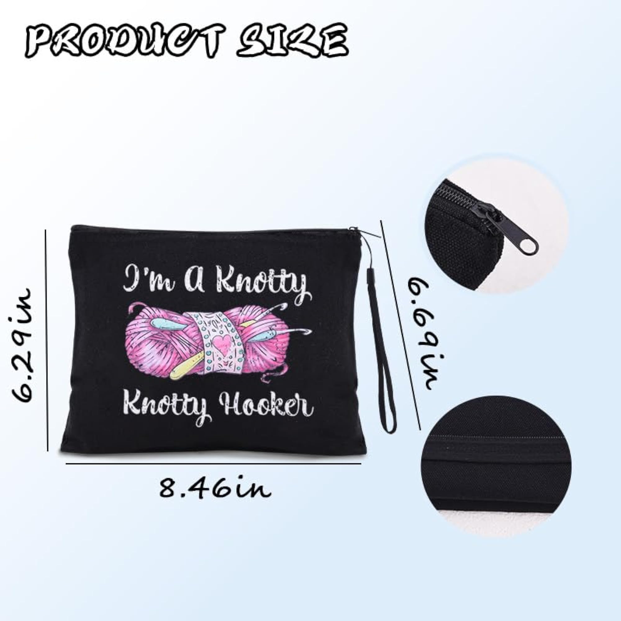 Knitting Gifts Cosmetic Makeup Bag Organiser
