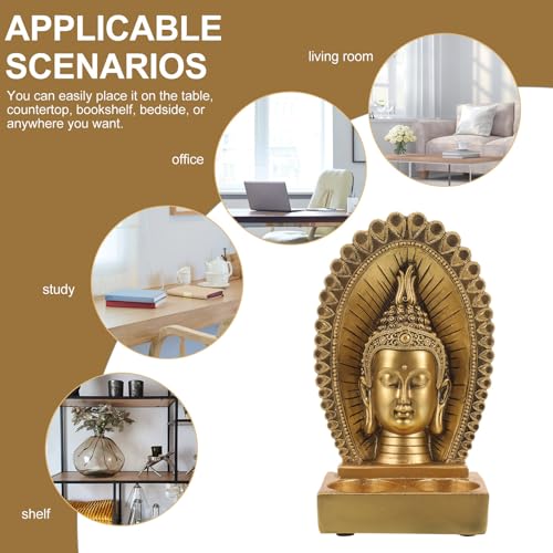 Statue Bouddha pour décoration intérieure, idée cadeau fête - 4