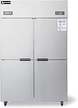 ARF-128 4-Door 48” Stainless Steel Reach In Upright Refrigerator Freezer Combo 33 Cu. Ft. (48" W Refrigerator & Freezer Combo 4-Door)