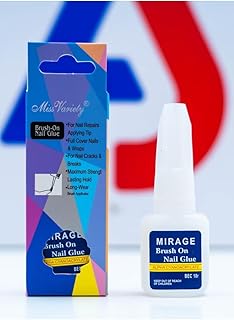 Professional Brush-On Nail Glue, Maximum Strength, Long-Wear
