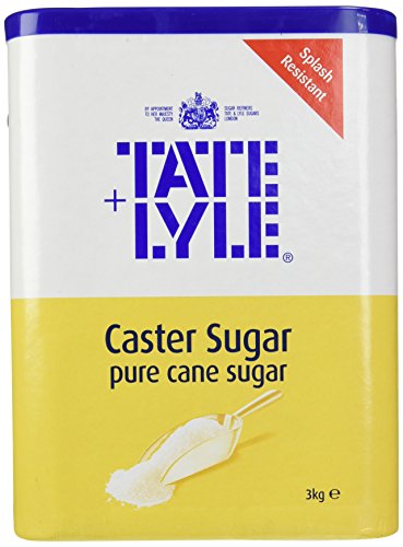 Tate & Lyle - Caster Sugar - Fine Crystals for Smooth Blending and Baking - Perfect for Sponge Cakes & Pastries - Available in Different Sizes - 3kg