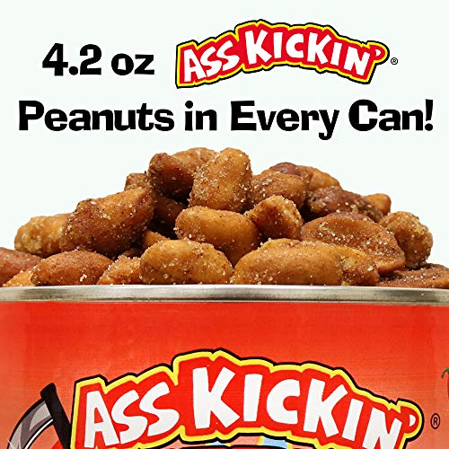 Roasted Spicy Hot Peanuts – 4.25 Oz - Ultimate Spicy Gourmet Gift Peanuts - Try If You Dare! (Carolina Reaper) #TOP1