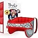 NapUp Child Head Support for Car Seats - Safe, Comfortable Support Solution (Light Red)