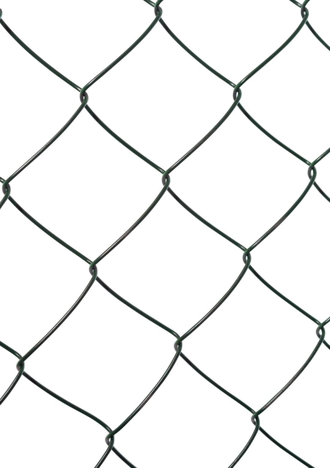 Garmix Maschendrahtzaun Gartenzaun Maschendraht Viereckgeflecht Grün 60x60mm 2,6mm (120cm x 25m)