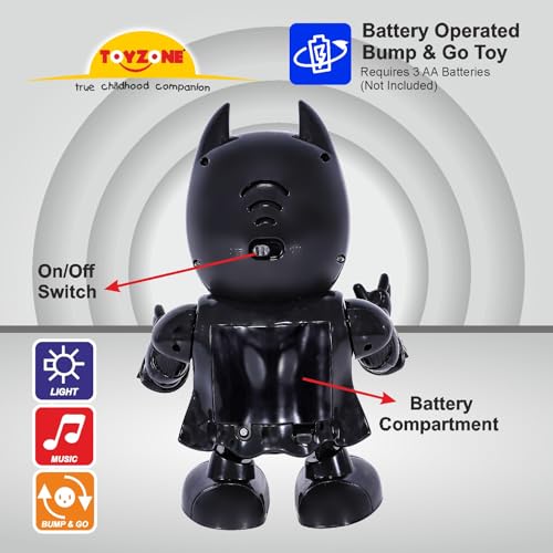 Image of Toyzone Dance Hero-22046 | Electronic Toy | Dancing Hero | Musical Toys | Music with Dance Movement | Battery Operated Toy | Light & Music | Age 12+ Months