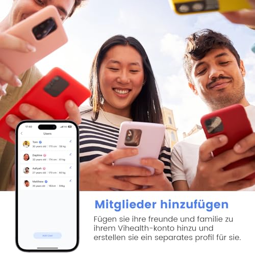 Wellue O2 Ring Bluetooth Pulsoximeter mit alarm, Sauerstoffsättigung Messgerät mit kontinuierliche Überwachung, Schlafoximeter für Blutsauerstoff und Herzfrequenz, Professional APP und Berichte