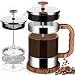 Produktbild GUHAOOL French Press Kaffeebereiter, 1000 ml Klein Kaffeepresse aus Edelstahlfilter und hitzebeständigem Glas, French Press Filter für Kaffee oder Tee, Cafetière,Kaffeezubereiter,Coffee Press aus Glas