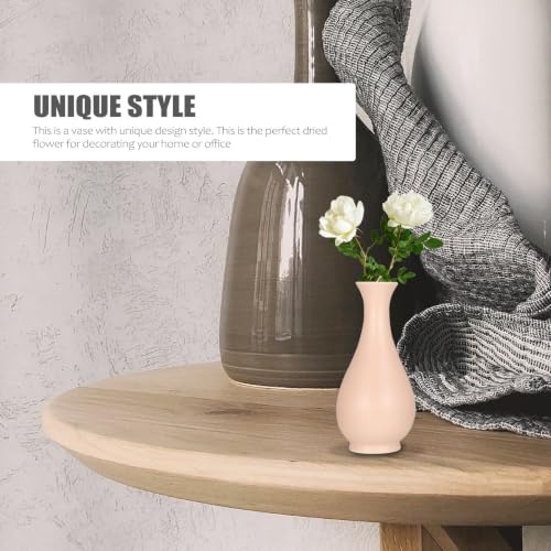 Jarrón de cerámica rosa moderno ABOOFAN macetero decorativo 6