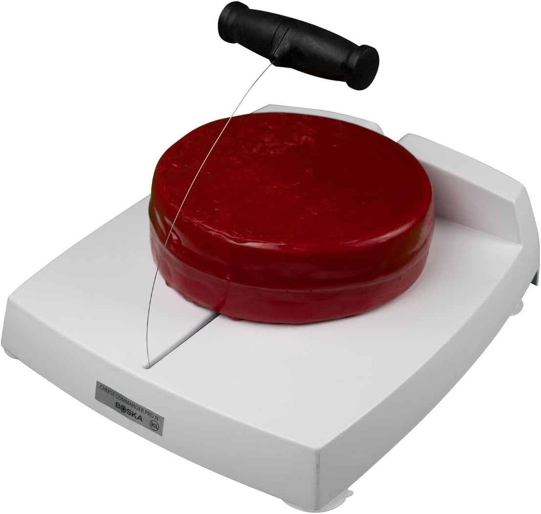 - BOSKA Cheese Commander Pro+ - Wire slicer - Cheese Slicer - Professional cutter - Slicer For cheese like Cheddar and Gouda - For Block Heavy Duty Wires - NSF Certified