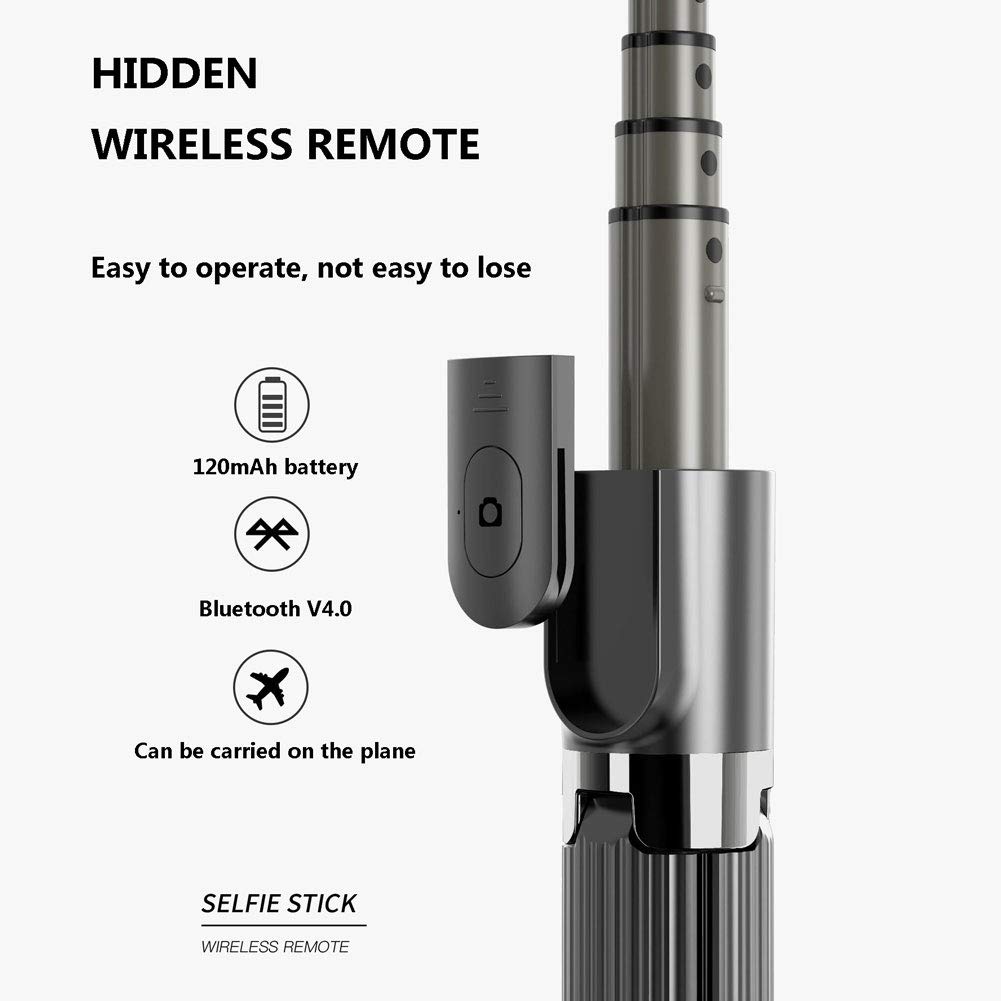 Stabilisateur de Cardan 3 Axes Compatible pour iPhone et Android Smartphone,Design Léger et Portable, Contrôle Intelligent Trépied