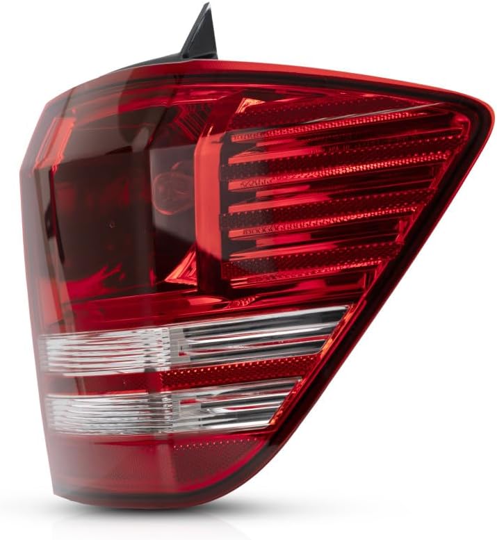 KarParts360 For Dodge Journey 2010-2020 Tail Light Passenger Side | Outer | Clear and Red Lens | Replacement For CH2805102, 5116290AH