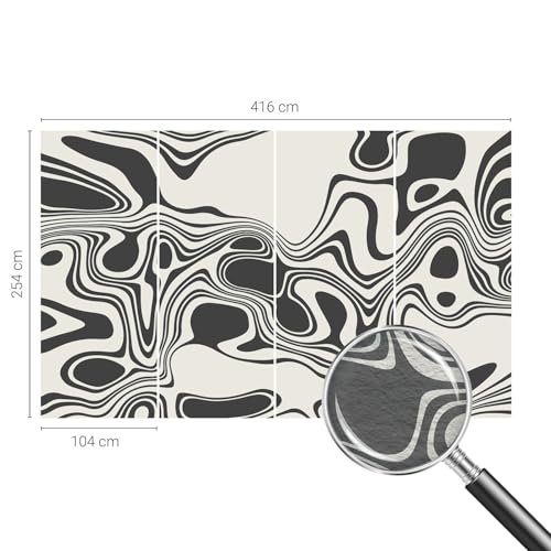 Papier peint intissé lignes dynamiques pour transformer votre décoration de chambre - 5