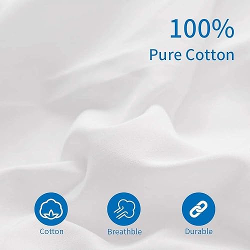 Miniatura 4 de Juego de sábanas de lujo de algodón elástico, se adapta a colchones de hasta 16 pulgadas, extra suave, fácil cuidado, 4 piezas (individual, 39