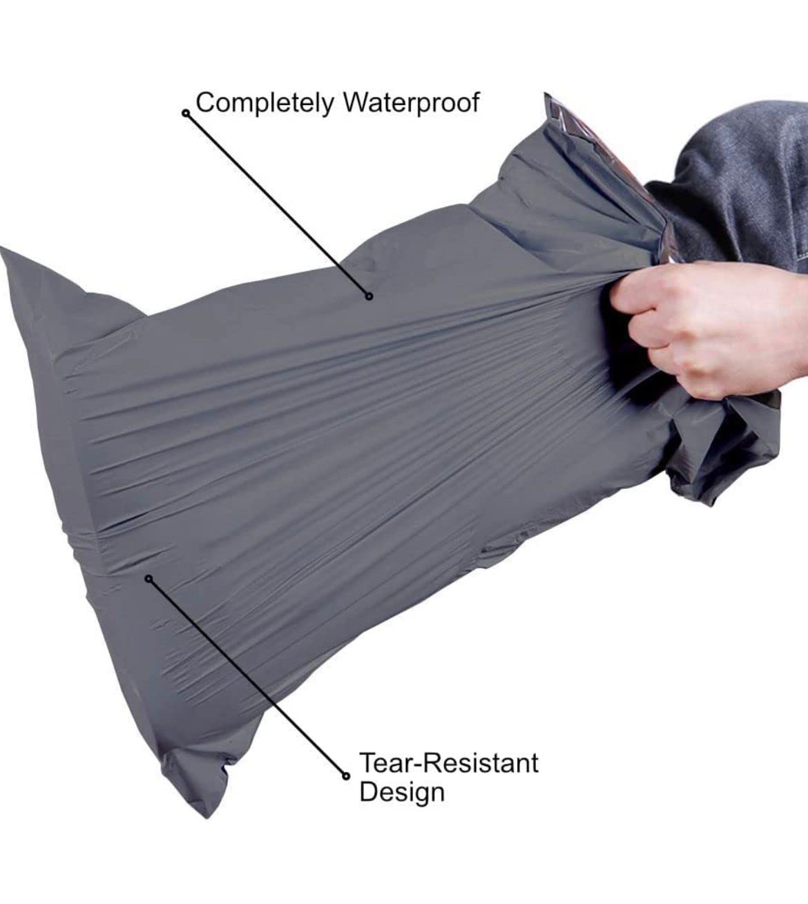 VapourOn Sealable Grey Mailing Bags Large, 6 x 9-inch Large Postage Bags - Image 3