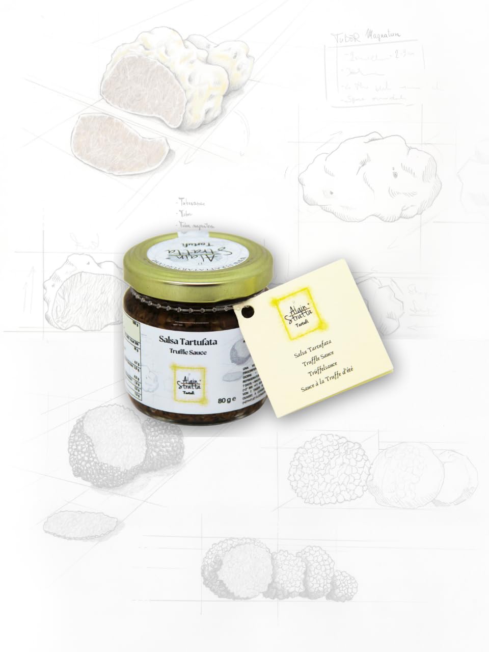 Kit sauces à la truffe 1 mayonnaise avec truffe d'été 1 moutarde avec truffe 1 ketchup avec truffe 1 sauce truffe