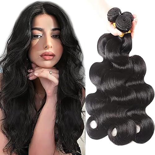 Tissage naturel pour sublimer vos soirées avec de longs cheveux humains ondulés de 30 pouces