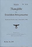 Rangliste der Deutschen Kriegsmarine - Nach dem Stande vom 1. September 1944 - Nachdruck,