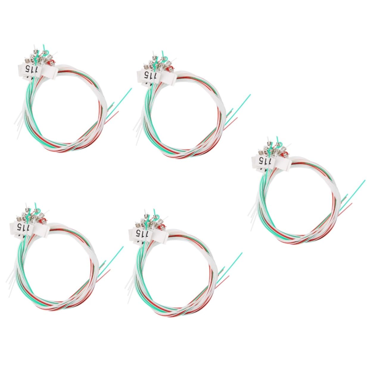 Toyvian 5sets Corde Per Lyra Nylon Di Stringhe Resistente Con Numerazione Accessori Pratici Per Musicisti e Insegnanti Di Strumenti Musicali