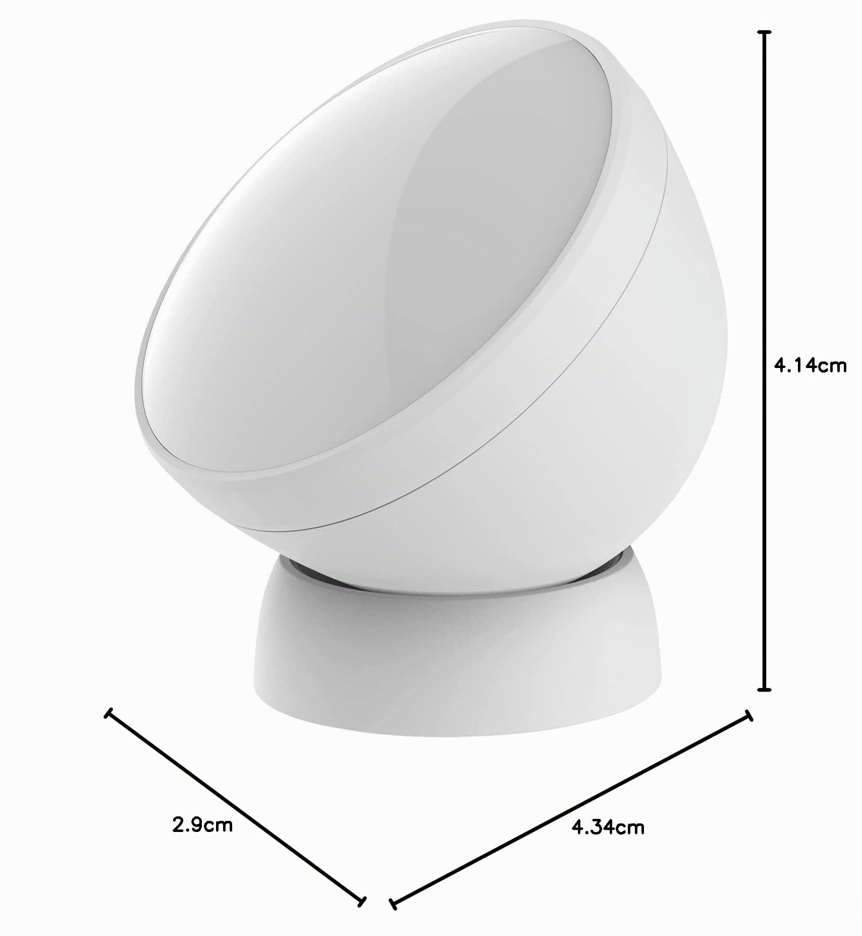 EZVIZ T1C Détecteur de Mouvement, Réglable à 360°, Détection des mouvements Humains, Autonomie de 2 Ans, Compatible EZVIZ Home Alarm, il Faut Fonctionne avec Le Centrale A3