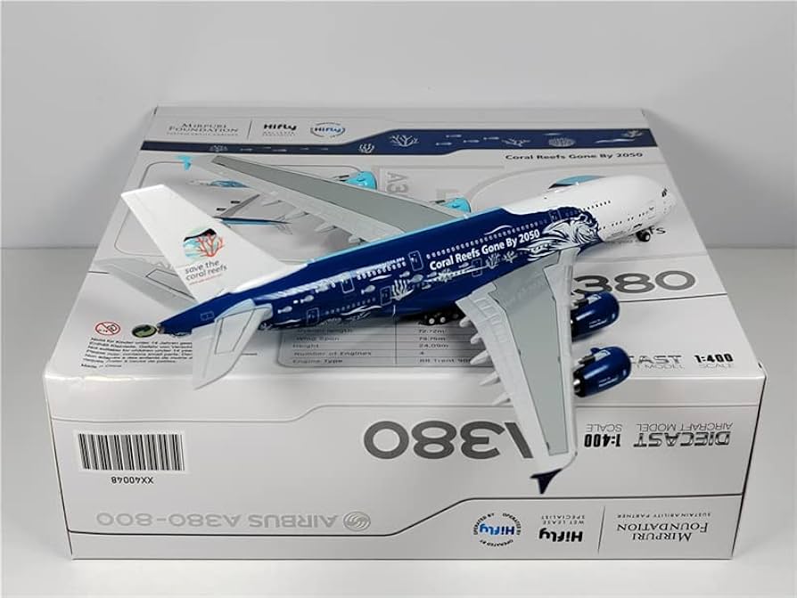 Amazon.com: ACE HOBBY JC Wings Portugal HiFly for Airbus A380 9H