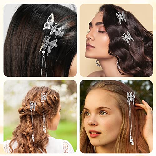 AIEX 2 Fermagli per Capelli a Farfalla, Fermagli