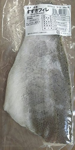 生食用 スズキ フィレ 10kg ( 枚300-400g ) 業務用 冷凍