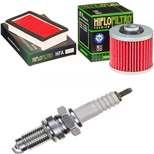 Luftfilter Ölfilter Zündkerze für XTZ 660 N Tenere Baujahr 1992-1995 Servicekit Wartungskit