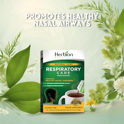 Herbion Naturals Respiratory Care - Natural Care - Herbal Granules - 10 Packets