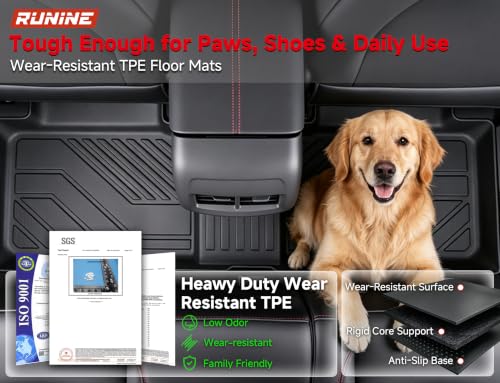 Image of Floor Mats for Toyota Camry 2018-2022 2023 2024 (Not for Hybrid or AWD), All Weather Protection Custom Floor Mats Trunk Cargo and Car Windshield Cover Set Car Accessories,Car Floor Liners Set