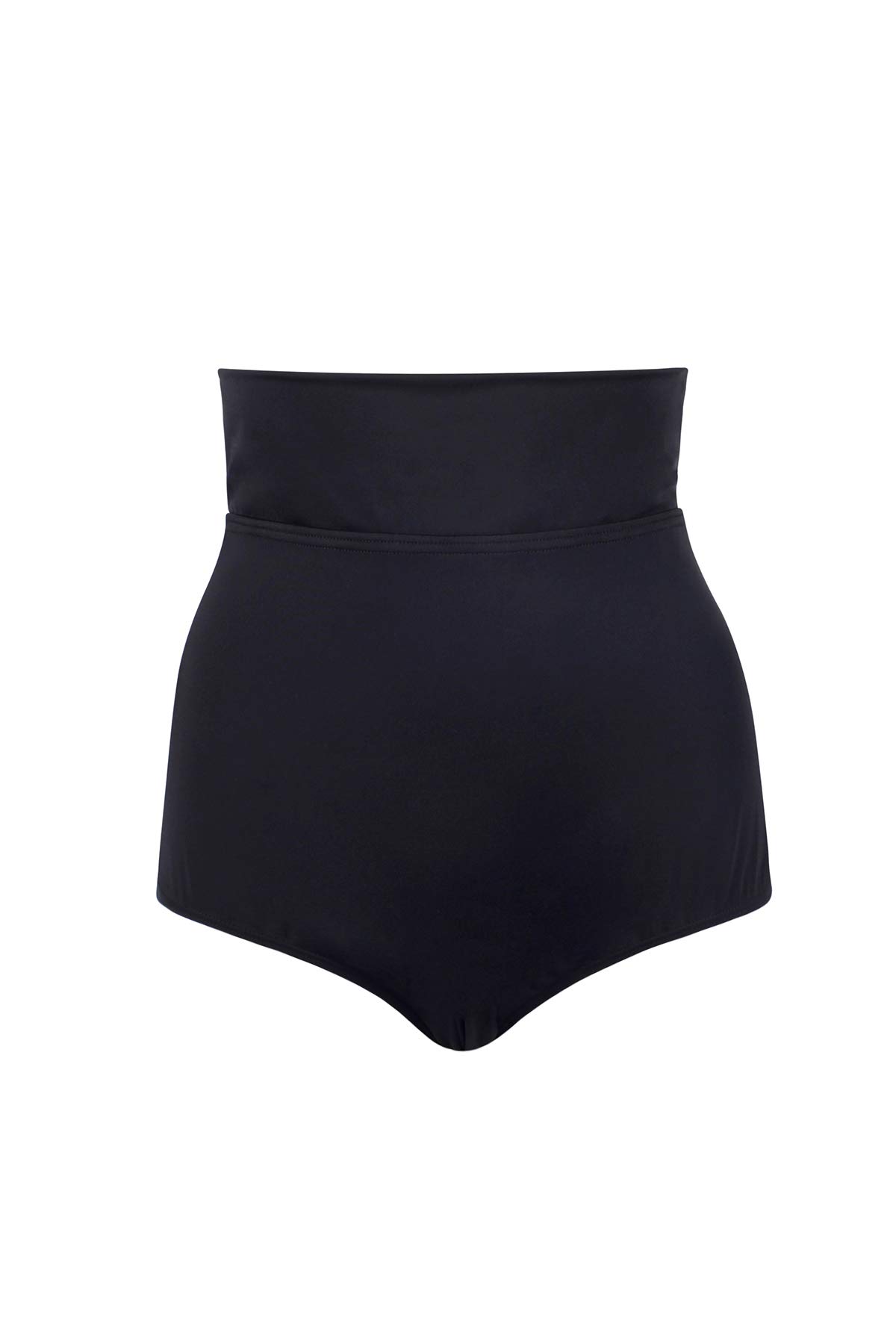 JINXUEER Women's Plus Size High Waisted Bikini Tankini Swimsuit Bottoms Shape Control Folding Bathing Suit Brief