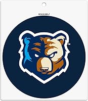 Vista 1 de Bob Jones University - Imán de círculo de vinilo con logotipo primario para coche