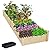 ZSYWODFO 8x2ft Outdoor Wooden Raised Garden Bed Planter for Vegetables, Garden, Lawn, Patio,8x4x2 Raised Garden Bed;Planter Box-Natural