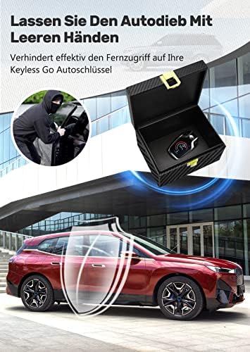 Faraday pudełko z woreczkiem, 2 sztuki na kluczyki samochodowe, blokada sygnału kluczyka samochodowego, blokada sygnału RFID, antykradzieżowa klatka Faradaya, zabezpieczenie na kluczyki samochodowe,