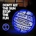 Wave Runner Grip-It Glow in the Dark LED Volleyball — Waterproof Light-Up Ball for Beach, Pool & Night Play — Sure-Grip Texture, Soft-Impact, Outdoor Sports Toy for Kids, Teens & Adults
