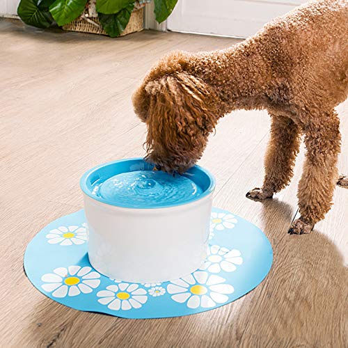 Fuente de agua eléctrica para mascotas 1.6L silenciosa miniatura 2