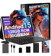 Amazon.com : 2026 Android 15 Tablet with Keyboard | Gemini AI