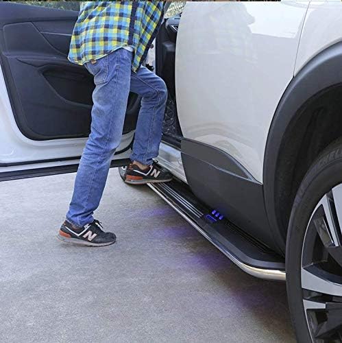 2 Pieces Fit for Nissan Murano 2015-2020 Fixed Aluminum Side Step Running Board Nerf Bar Protector