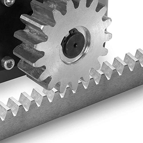 Crémaillère pour Kit de Motorisation de Portail Coulissant - env. 105 cm, en Acier...