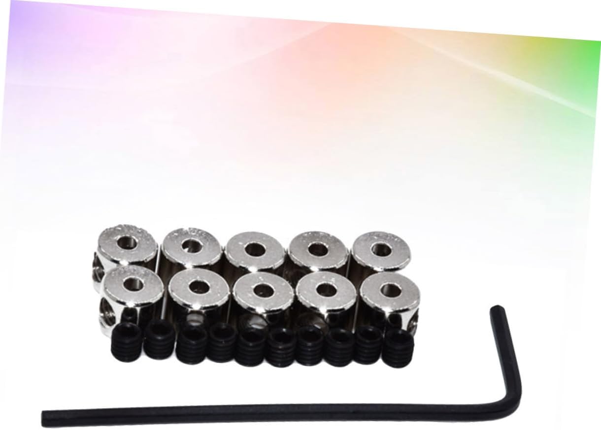 9 Sets Pin Backs Set Locking Clasp Metal Accessories for Screw Wrench for Shop Use